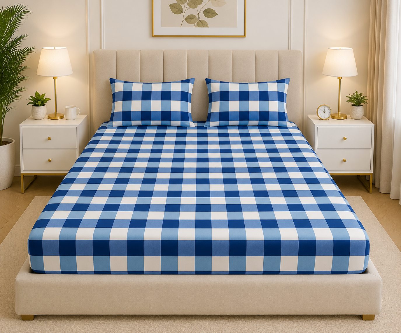 Fitted Bed Sheet- FT0061