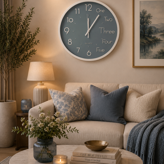 30CM Wall Clock- (SA2311-10) K Clock Apricot