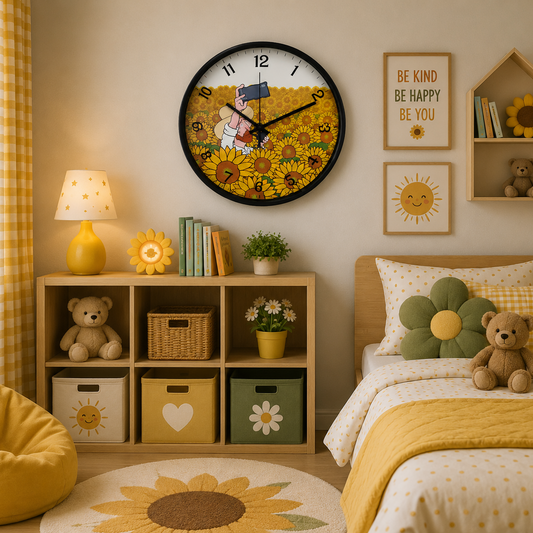 30CM Wall Clock- (SA2311-10) F Clock Apricot