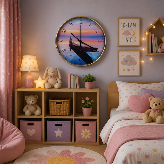 30CM Wall Clock- (SA2311-10) E Clock Apricot