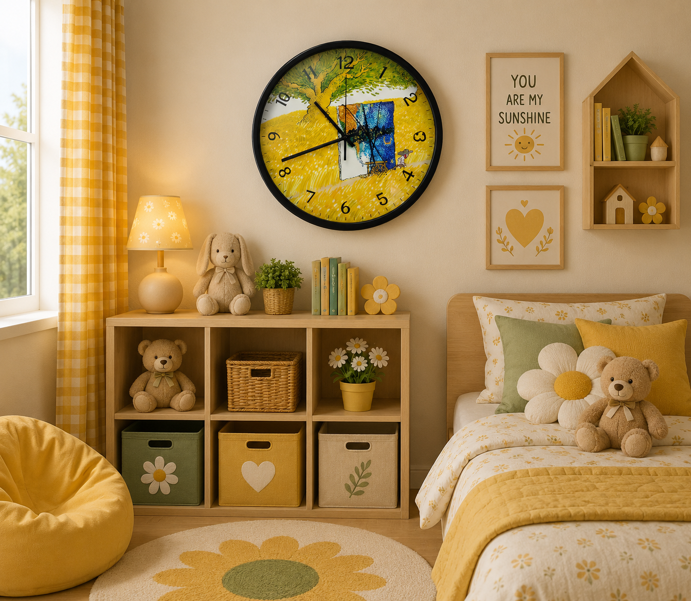 30CM Wall Clock- (SA2311-10) D Clock Apricot