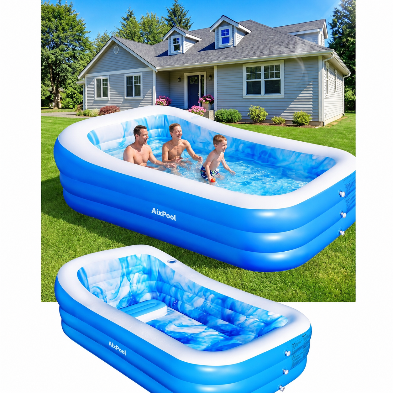 Inflatable Swimming Pool SA2510-036 Apricot