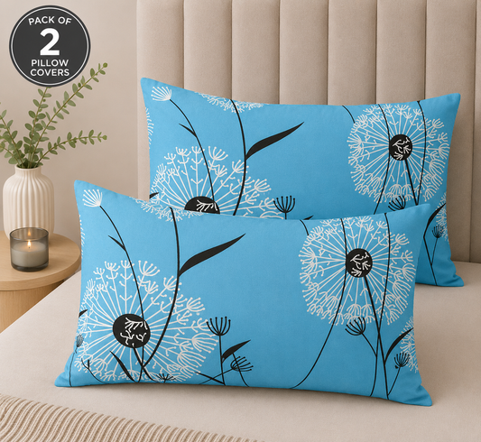 Printed Pillow Covers Pack of 2- PC0028 cushions Apricot