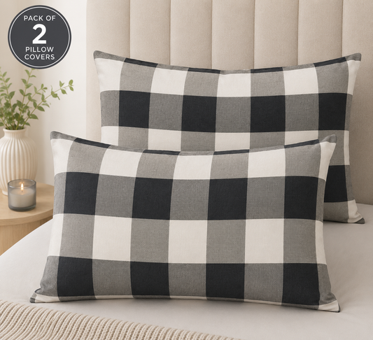 Printed Pillow Covers Pack of 2- PC0019 cushions Apricot