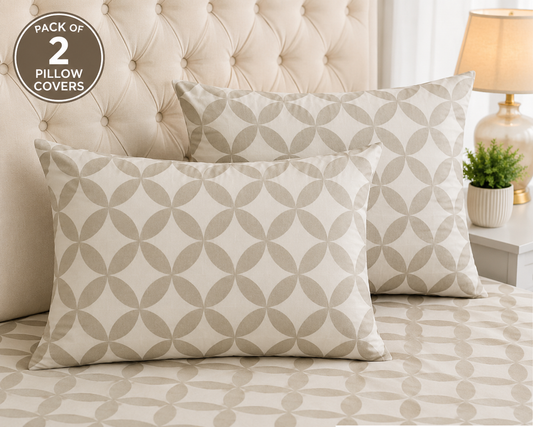 Printed Pillow Covers Pack of 2- PC0056