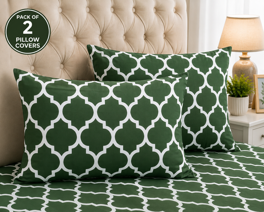 Printed Pillow Covers Pack of 2- PC0057