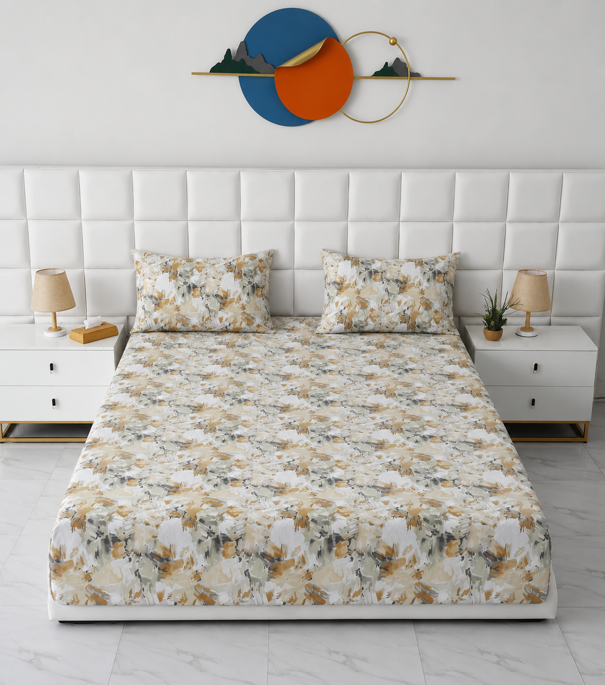Fitted Bed Sheet- FT0046