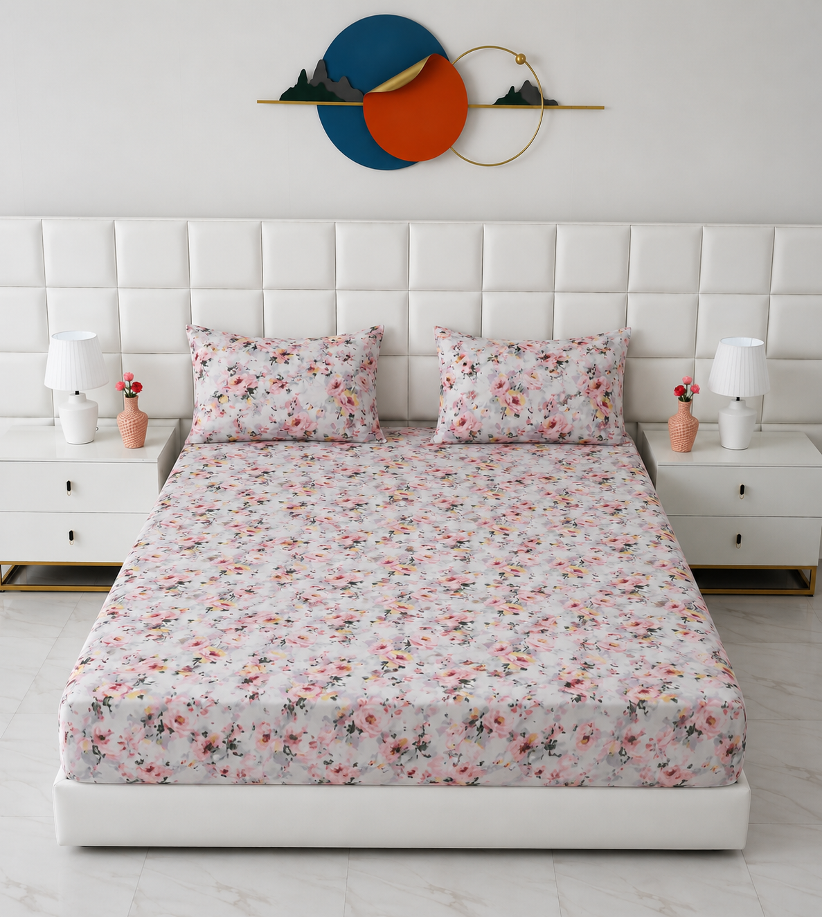 Fitted Bed Sheet- FT0044