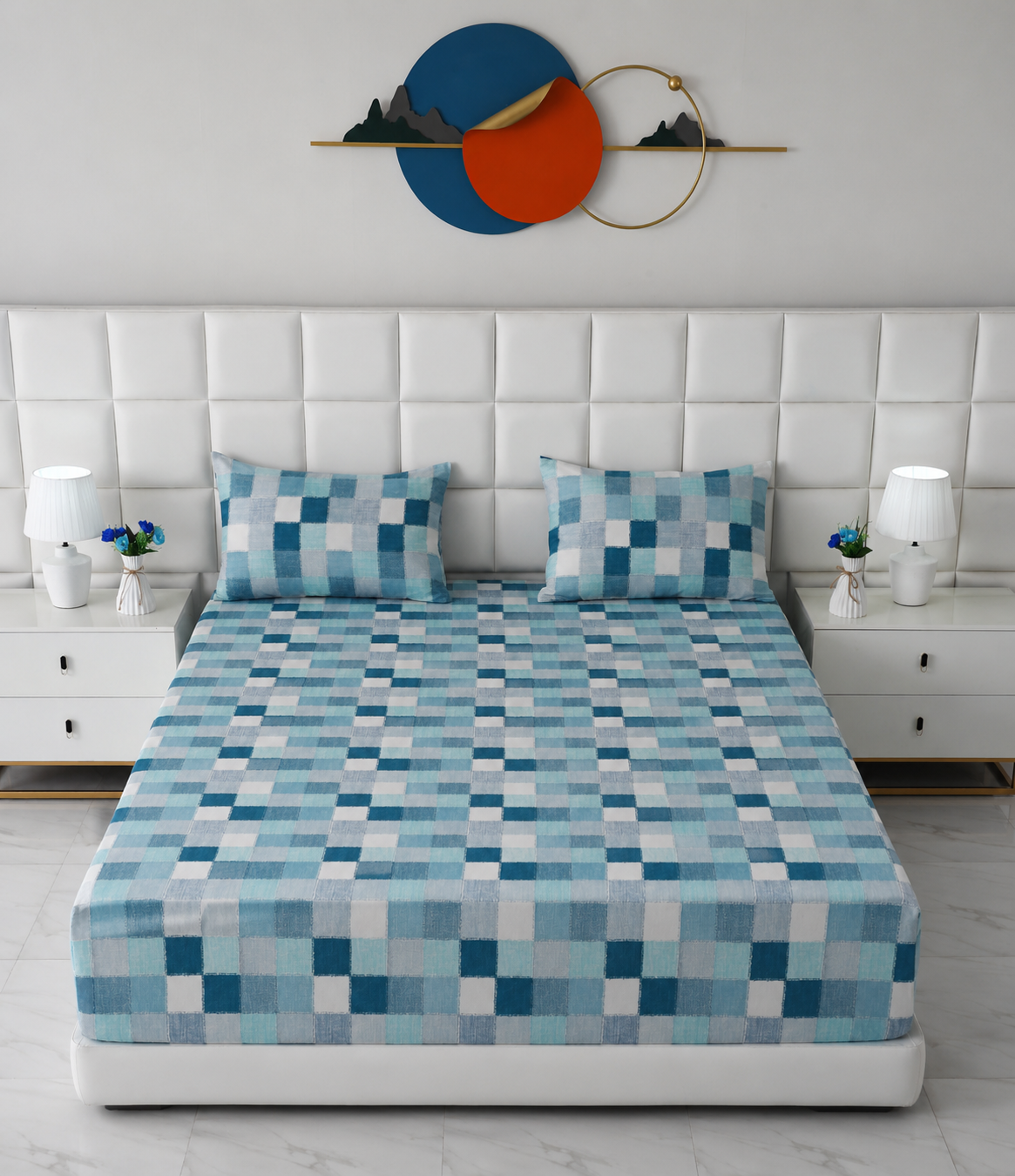 Fitted Bed Sheet- FT0043