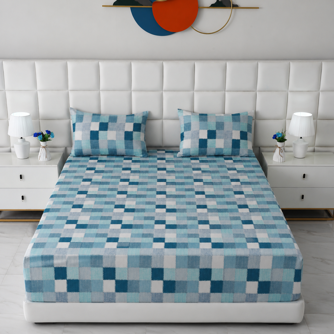 Fitted Bed Sheet- FT0043