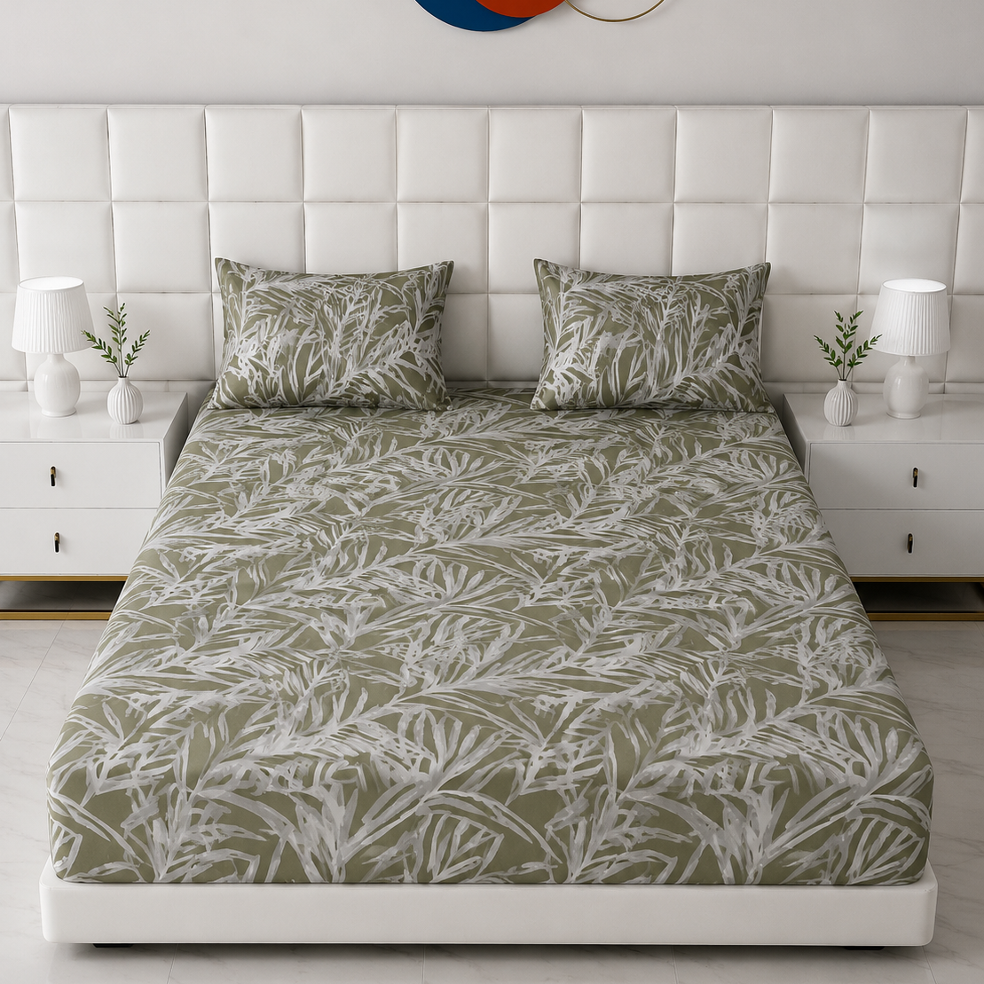 Fitted Bed Sheet- FT0048