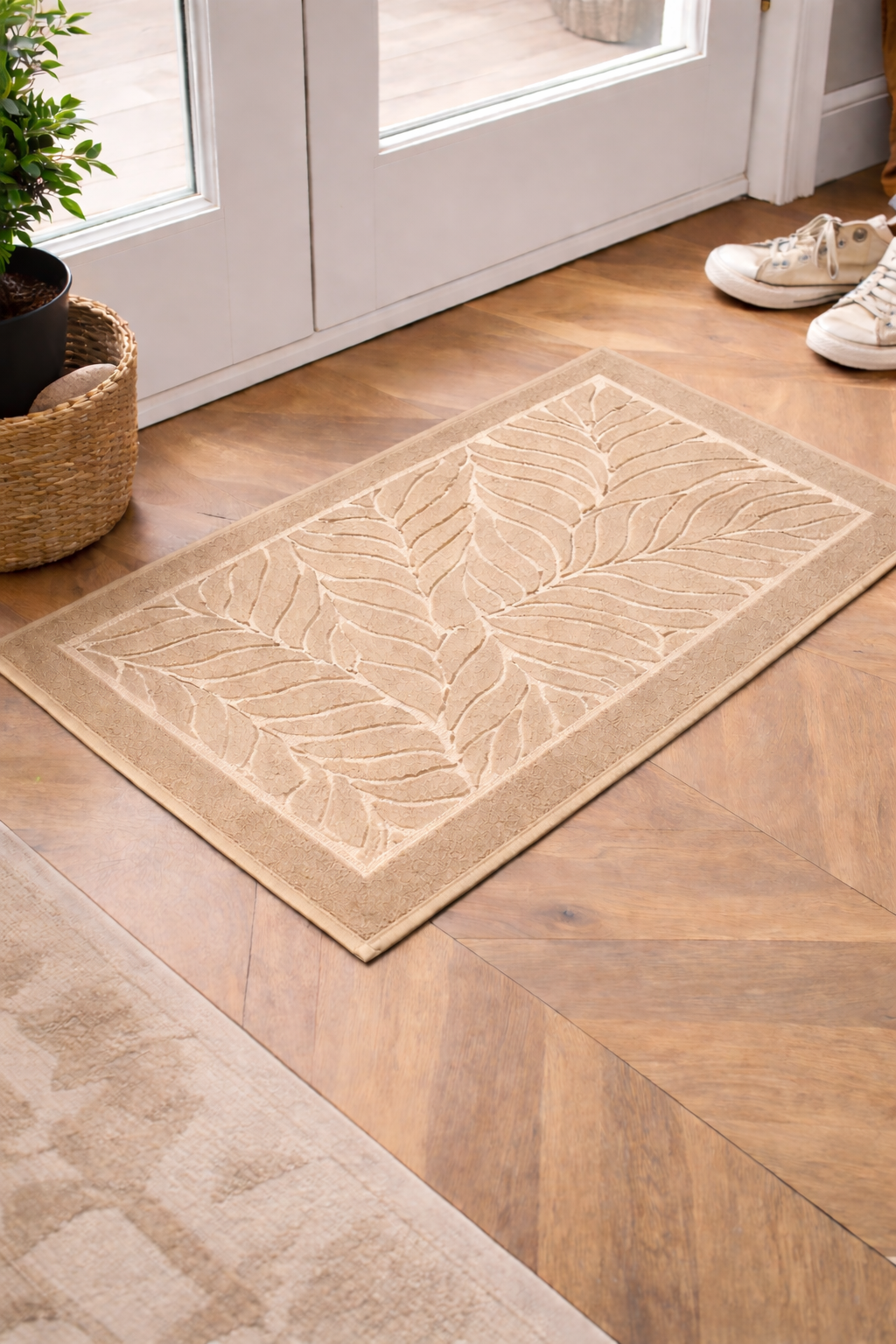 Anti-Slip Door Mat (SA2510-118)Khakii Door Mats Apricot