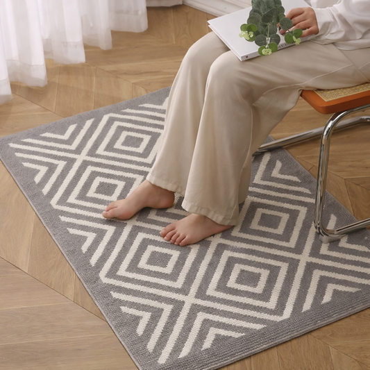 Anti-Slip Door Mat (SA2510-117)Grey Door Mats Apricot