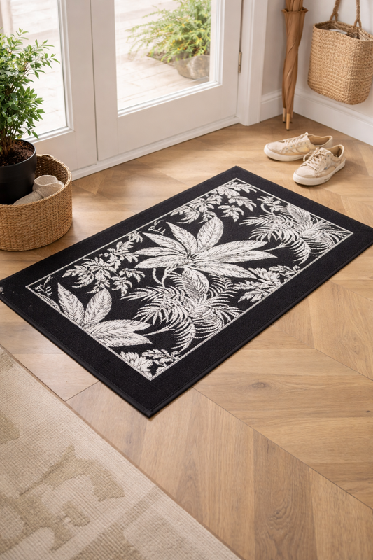 Anti-Slip Door Mat (SA2510-116)Black Door Mats Apricot