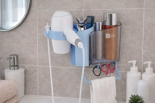 Wall Mounted Storage Organizer Rack (SA2510-069) Bathroom Accessory Sets Apricot