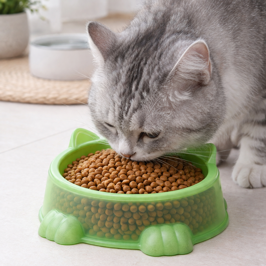 2Pcs Pet Bowl Set (SA2408-319)Green Mirror Apricot