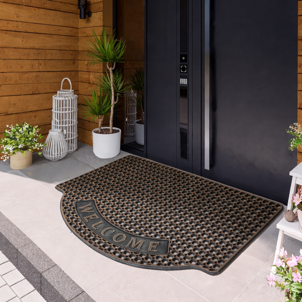 Outdoor Indoor Antislip Door Mat (SA2510-135)Golden Door Mats Apricot