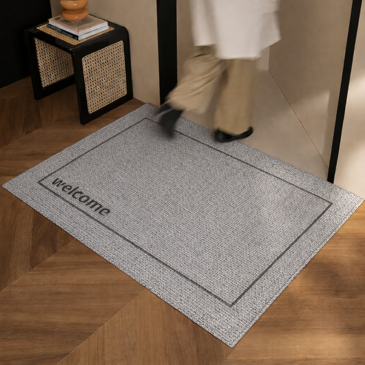 Anti-Slip Door Mat (SA2510-121)Sliver Grey Door Mats Apricot