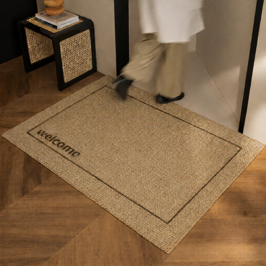 Anti-Slip Door Mat (SA2510-121)Khakii Door Mats Apricot