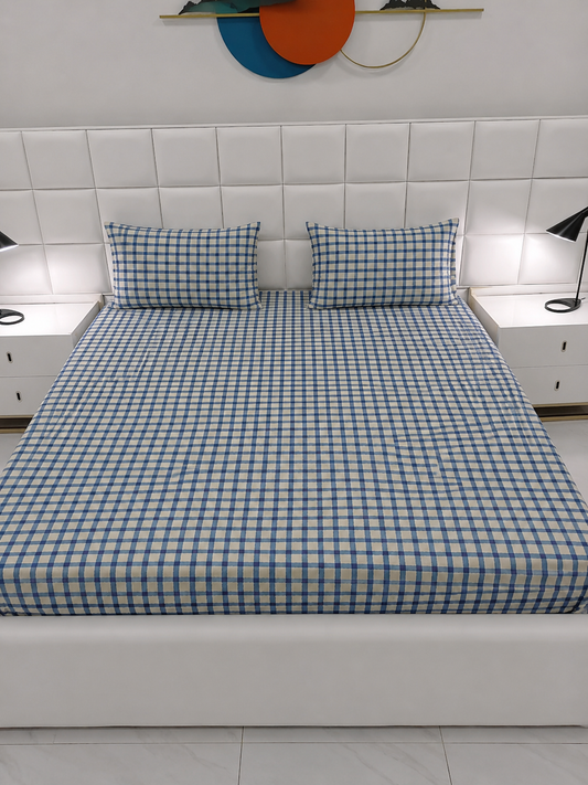 Fitted Bed Sheet-FT0028 Fitted Sheets Apricot
