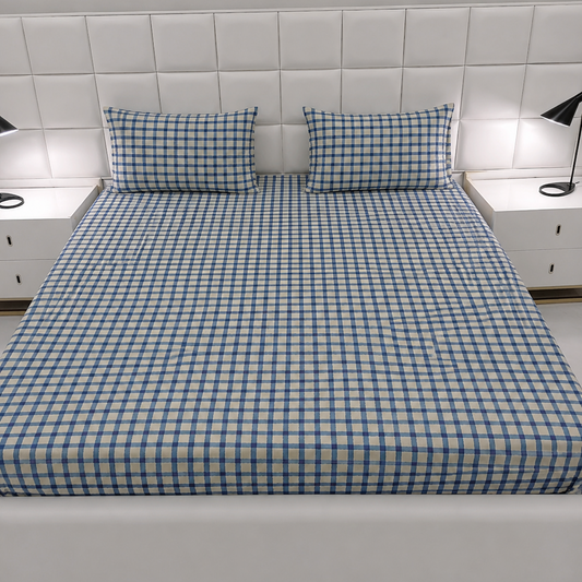 Fitted Bed Sheet-FT0028 Fitted Sheets Apricot