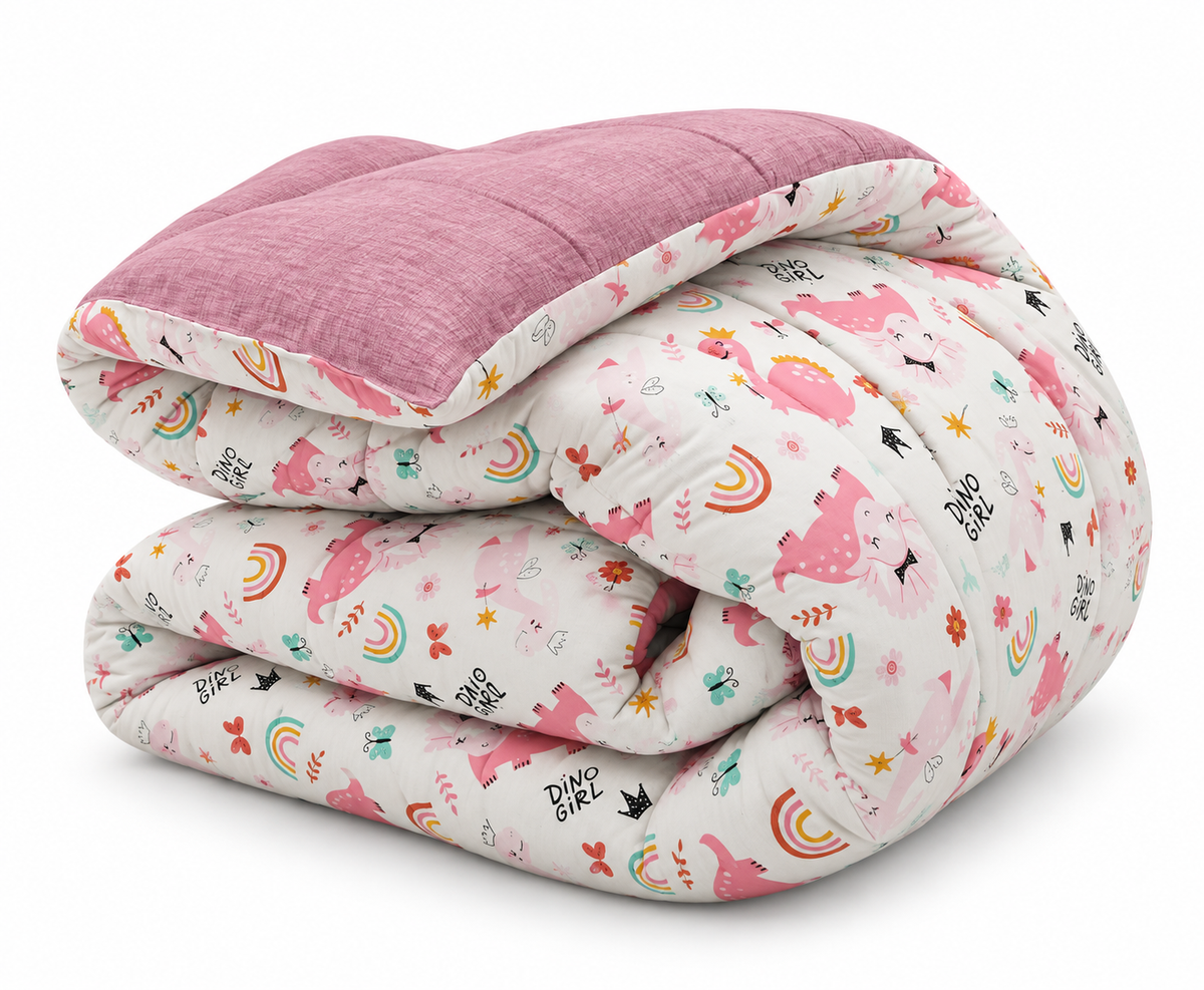 1 PC Single Razai- SWC037 Comforters Apricot