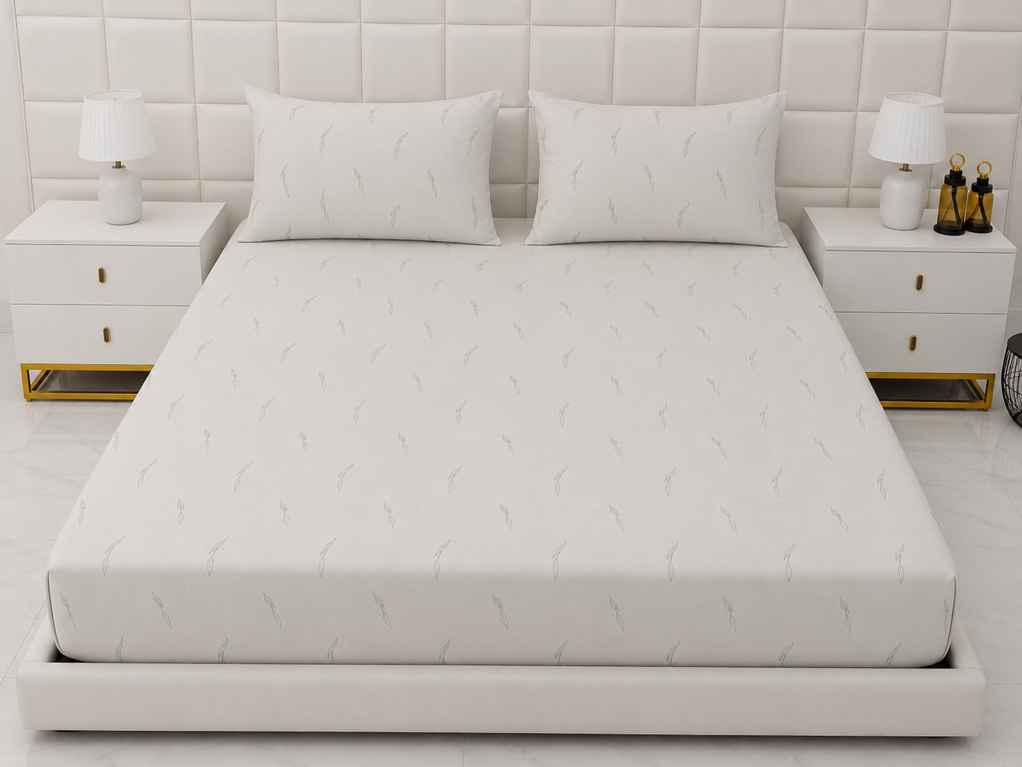 Fitted Bed Sheet- PFT0309