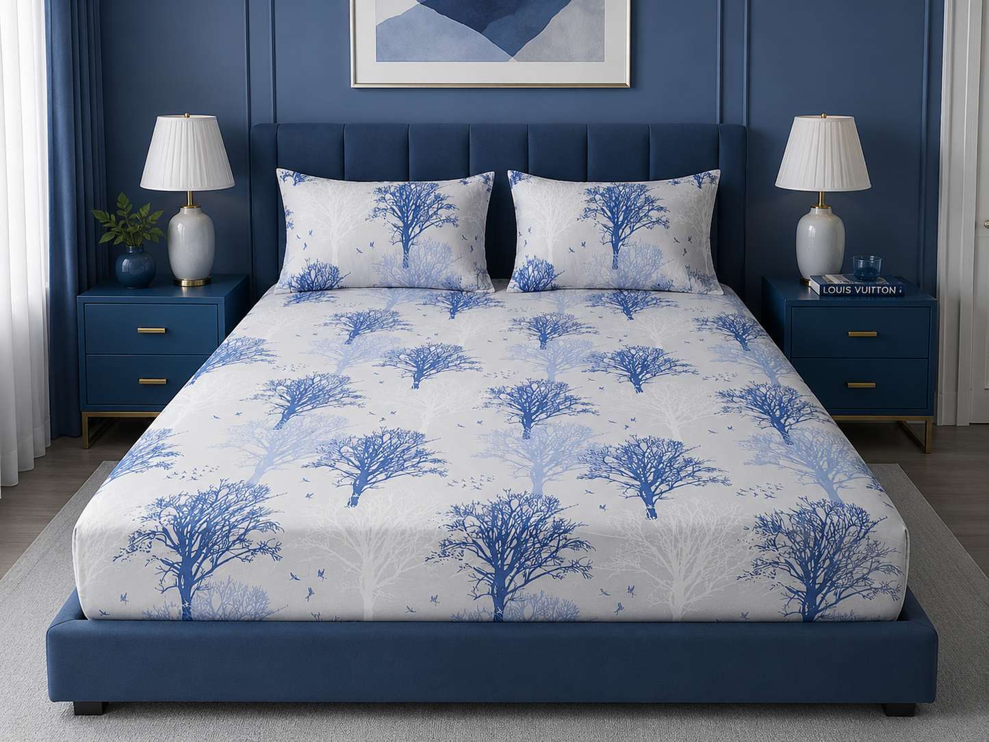 Fitted Bed Sheet- PFT0310