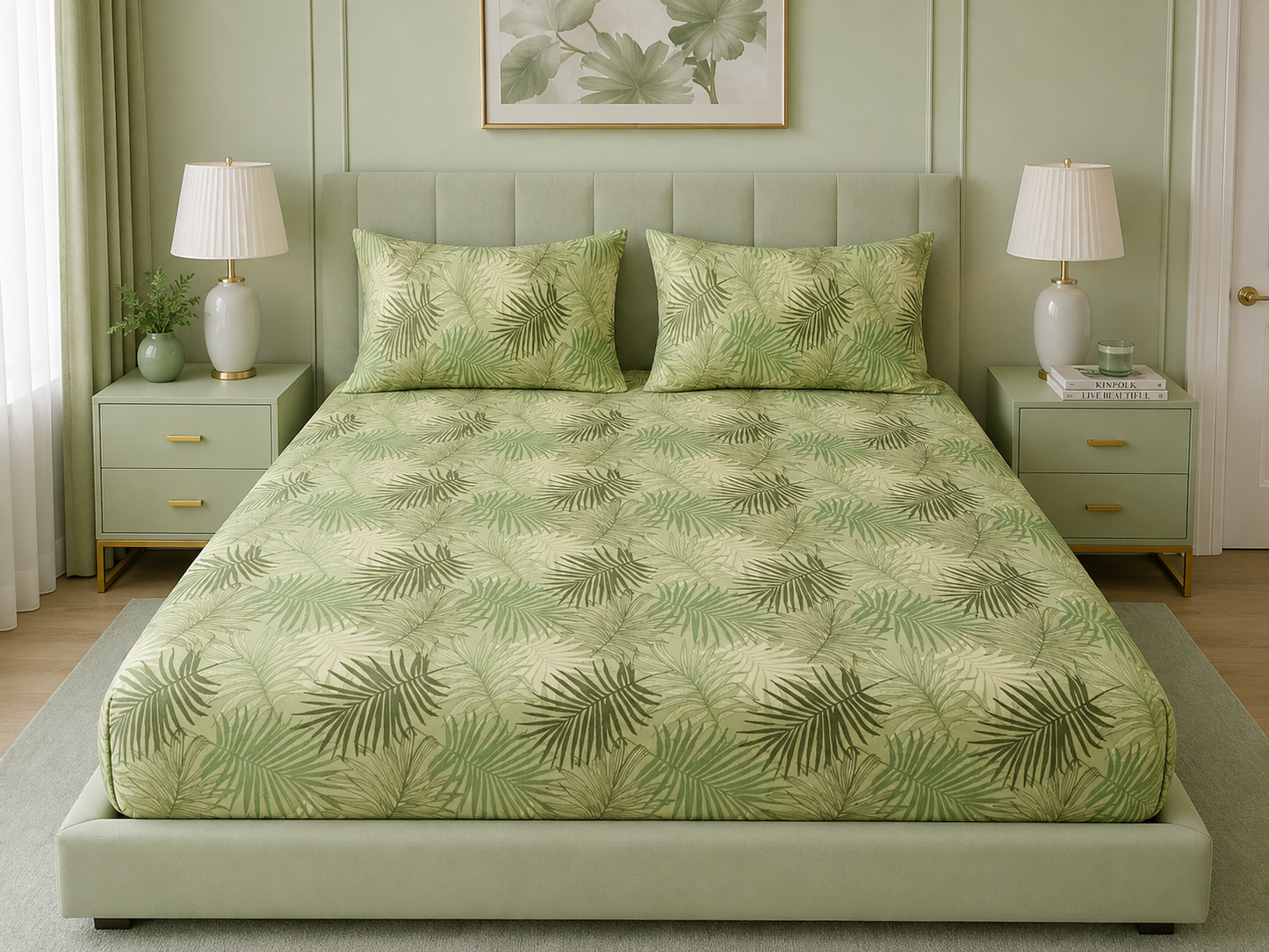 Fitted Bed Sheet- PFT0311