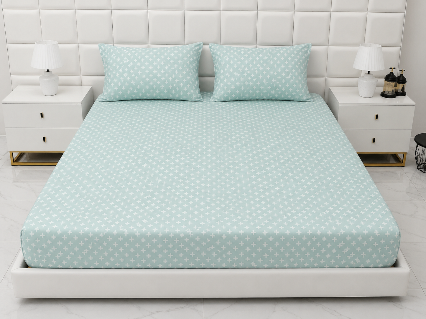Fitted Bed Sheet- PFT0304