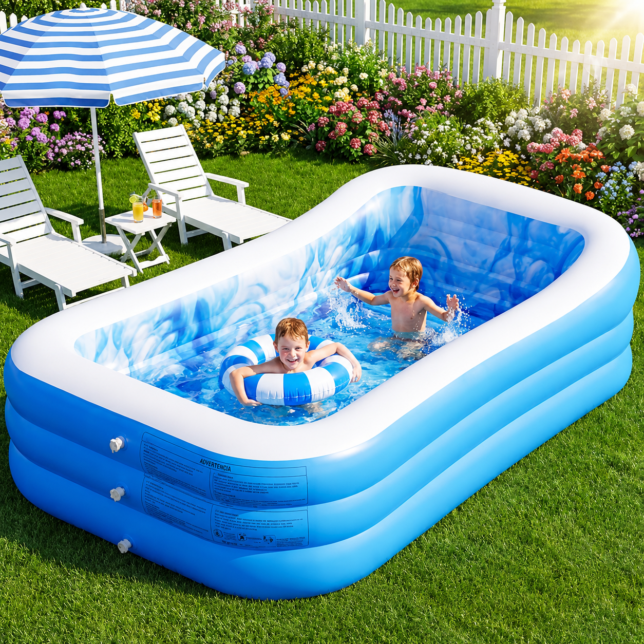 Inflatable Swimming Pool SA2510-036 Apricot