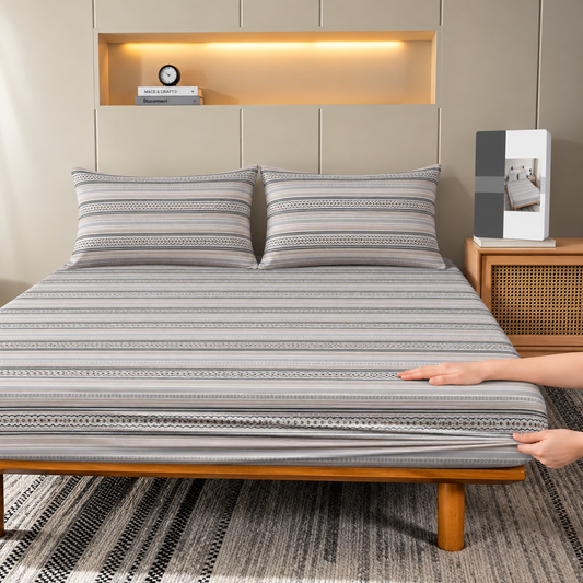 Fitted Bed Sheet-Slate