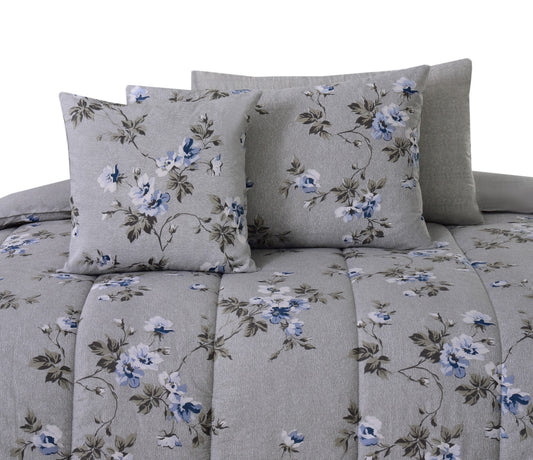 8 PCs Winter Comforter Set-Daisy