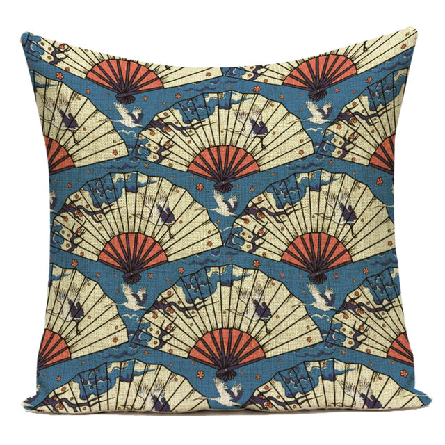 Digital Printed Cushions Assorted 6 PCs-SA21-31 cushions Apricot   