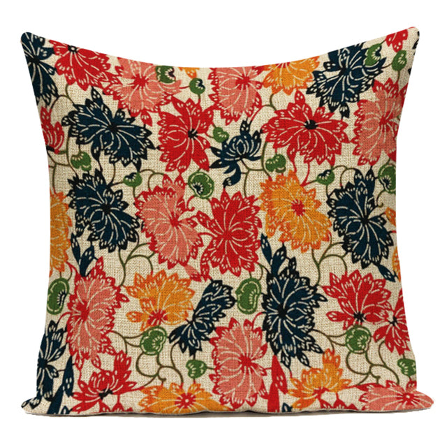 Digital Printed Cushions Assorted 6 PCs-SA21-31 cushions Apricot   