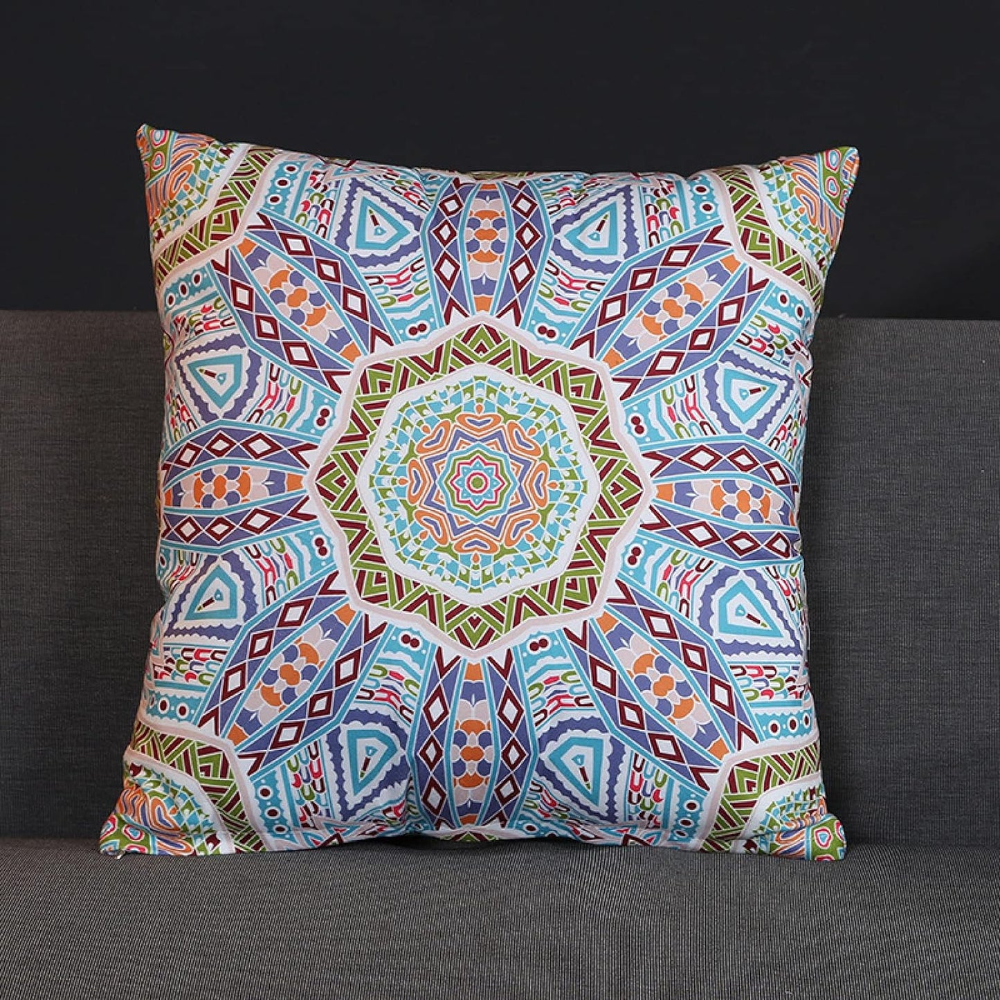 Digital Printed Cushions Assorted 7 PCs-Turkish Design cushions Apricot   