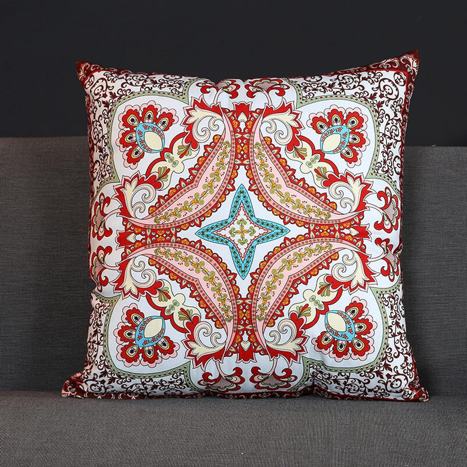 Digital Printed Cushions Assorted 7 PCs-Turkish Design cushions Apricot   