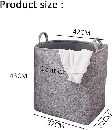 Eva Collapsible Laundry Basket-Grey(5395)  Apricot   