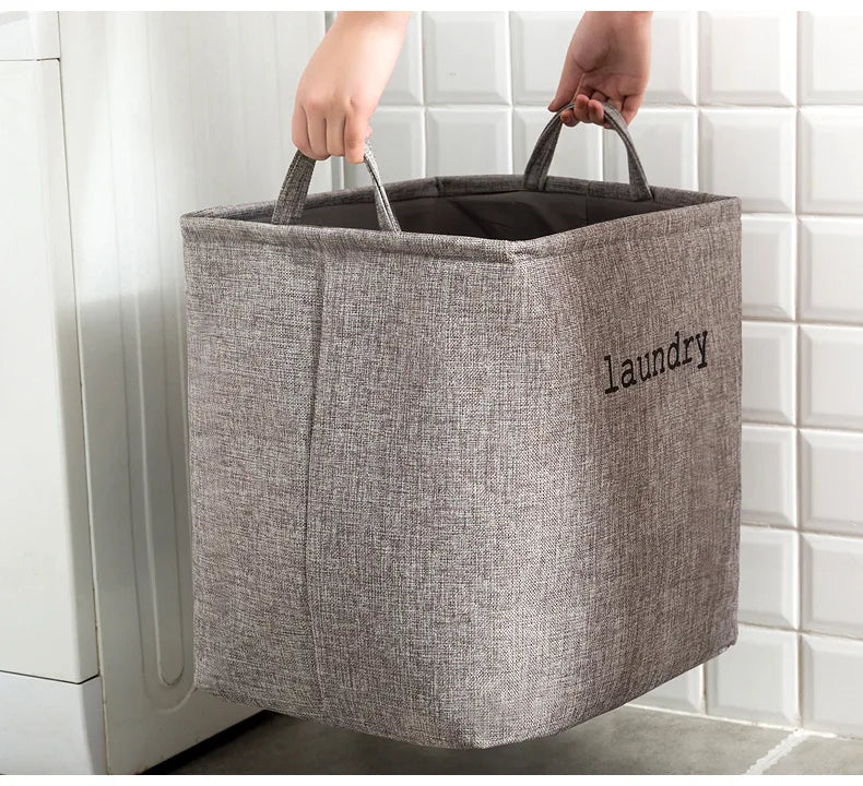 Eva Collapsible Laundry Basket-Grey(5395)  Apricot   