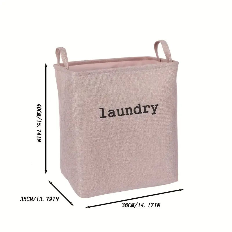 Eva Collapsible Laundry Basket5395-Pink  Apricot   