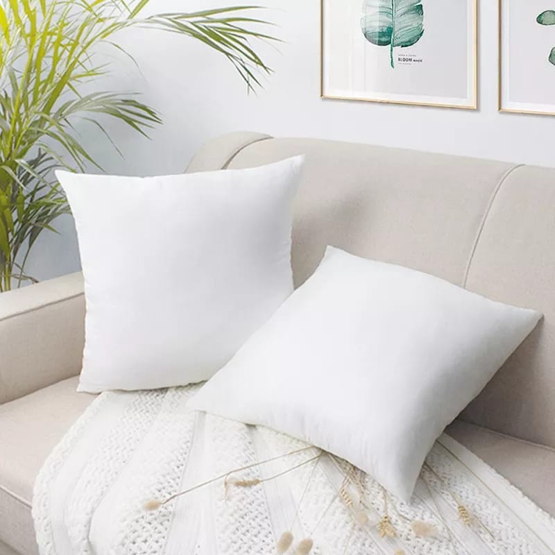 Filled Cushions-(1481)-4 PCs Apricot