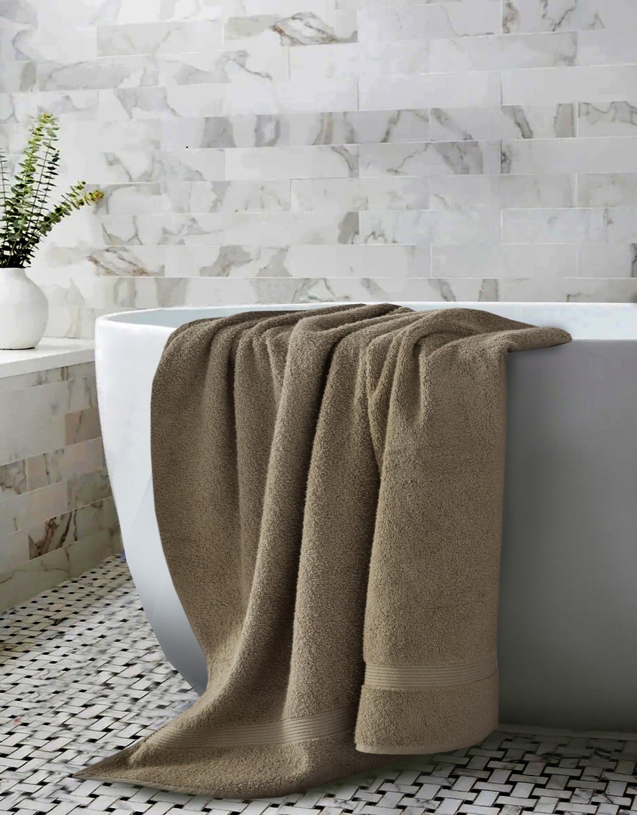 Full size Bath Sheet-Biege Bath Towels & Washcloths Apricot   