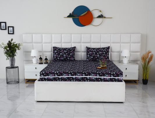 Zipper Mattress Cover Printed-Rosemary Protectors Apricot