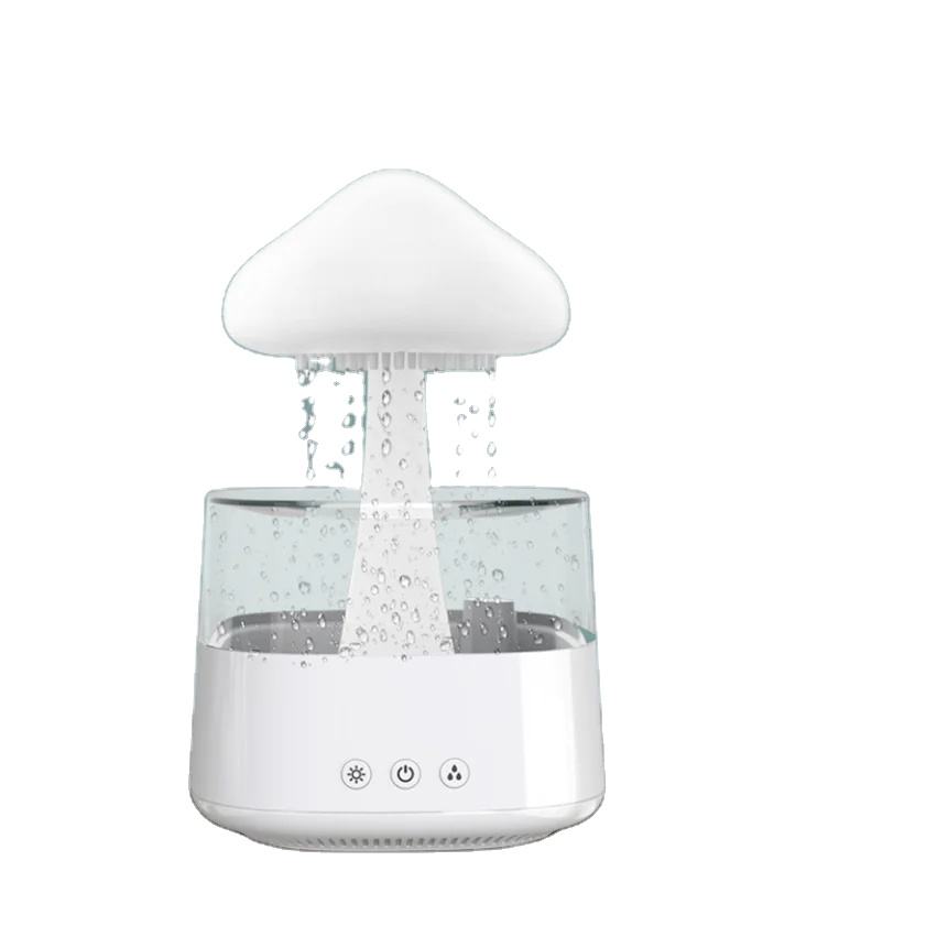 Cloud Rain Humidifier With 7 Colors Light-SA2411-62 Apricot