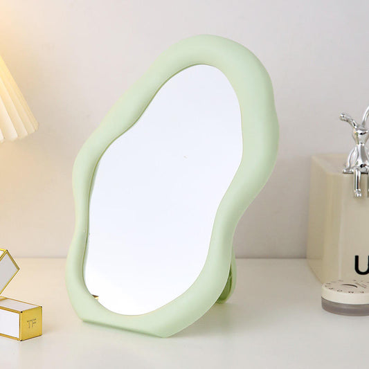 Cloud Makeup Mirror With Stand-SA2408-212 Mirror Apricot
