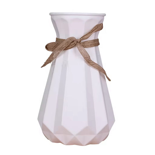 Large Nordic Plastic Flower Vase (SA2510-094) Apricot