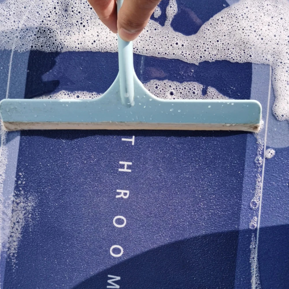 Water Absorbent Anti slip Bath mat-Blue