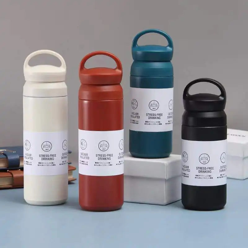 Double-Wall Stainless Steel Insulated Water Bottle(SA2408-225)-Maroon Apricot