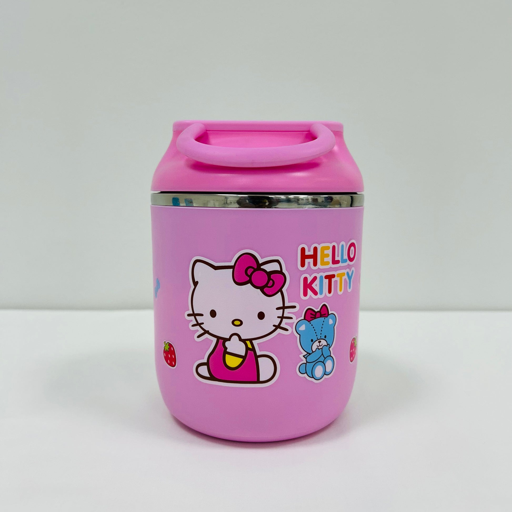 Kids Stainless Steel Lunch Box- Hello Kitty  Apricot   