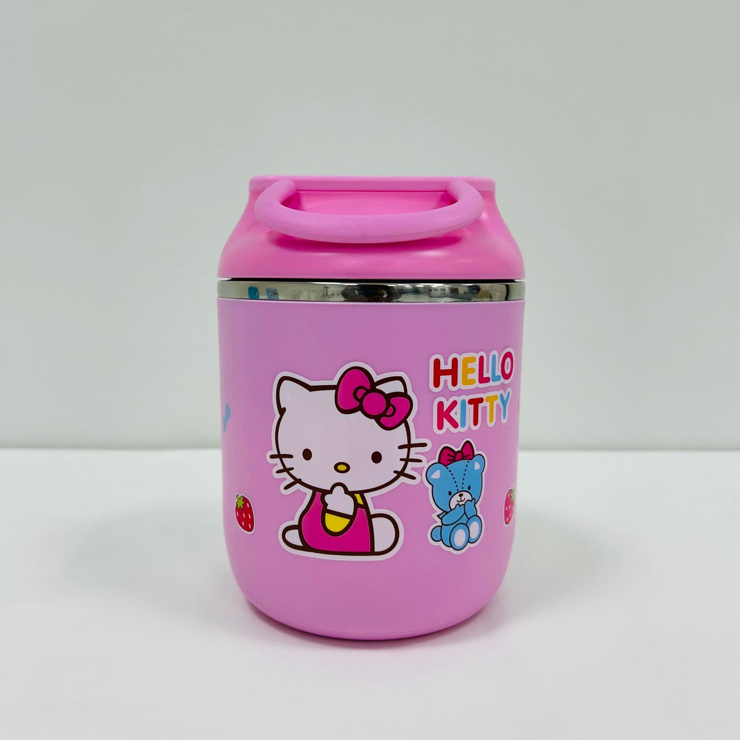 Kids Stainless Steel Lunch Box- Hello Kitty  Apricot   